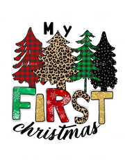 My First Christmas DTF Transfer