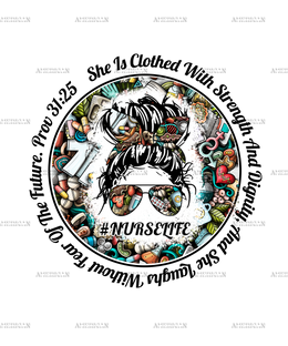 Nurse Life-4 DTF Transfer