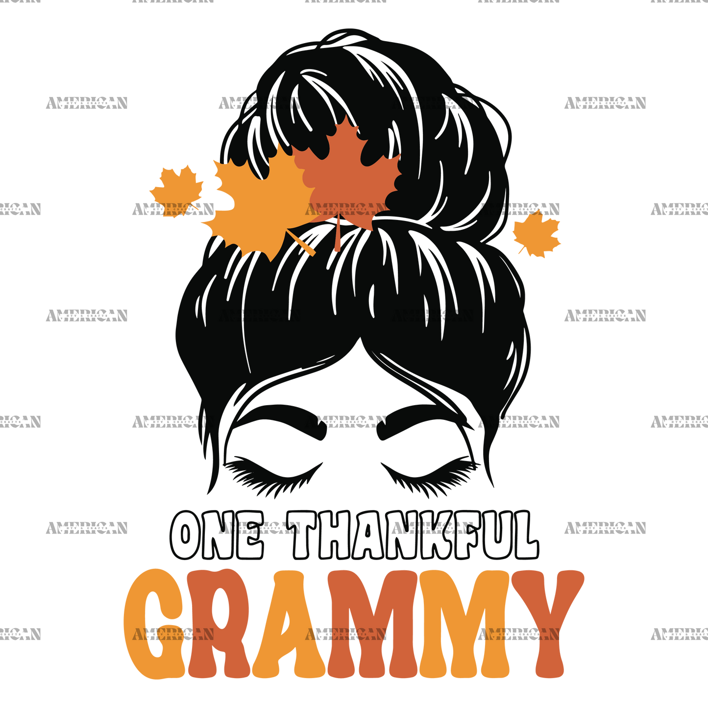 One Thankful Grammy Fall DTF Transfer