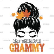 One Thankful Grammy Fall DTF Transfer