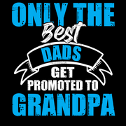 Only The Best Dads Get Promoted To Grandpa DTF Transfer