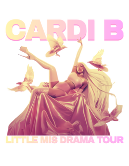 Cardi B Little Miss Drama Tour Doves DTF Transfer