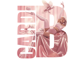Cardi B Little Miss Drama Tour Pink B DTF Transfer
