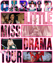 Cardi B Little Miss Drama Tour Sectioned DTF Transfer