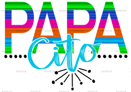 Papa Cita Dots Dtf Transfer