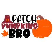 Patch Pumpking Bro DTF Transfer