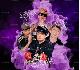 Peso Pluma Purple Dtf Transfer