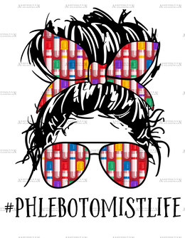 Phlebotomist Life DTF Transfer