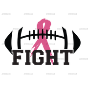 Pink Out Flag Front DTF Transfer