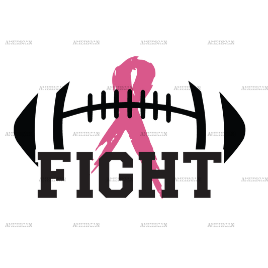 Pink Out Flag Front DTF Transfer