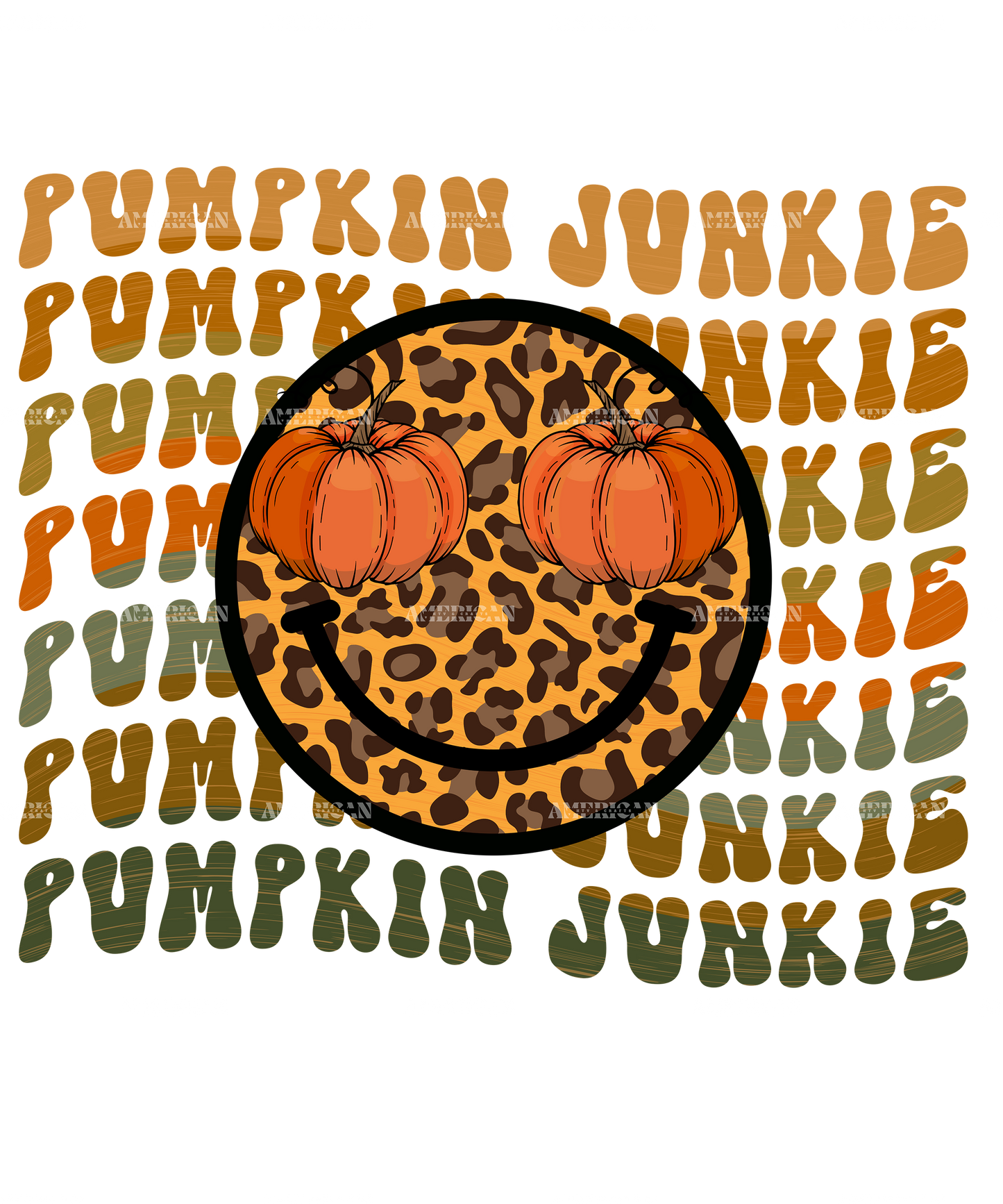 Pumpkin Junkie DTF Transfer