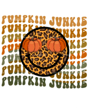Pumpkin Junkie DTF Transfer