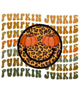Pumpkin Junkie DTF Transfer