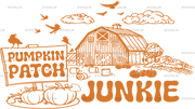 Pumpkin Patch Junkie DTF Transfer