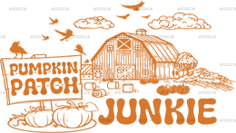 Pumpkin Patch Junkie DTF Transfer