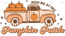 Pumpkin Patch Truck DTF Transfer