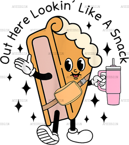 Pumpkin Pie Lookin Like A Snack-5 DTF Transfer