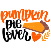 Pumpkin Pie Lover DTF Transfer