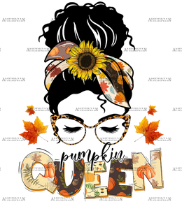 Pumpkin Queen DTF Transfer