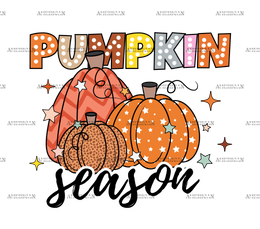 Pumpkin Season-10 DTF Transfer