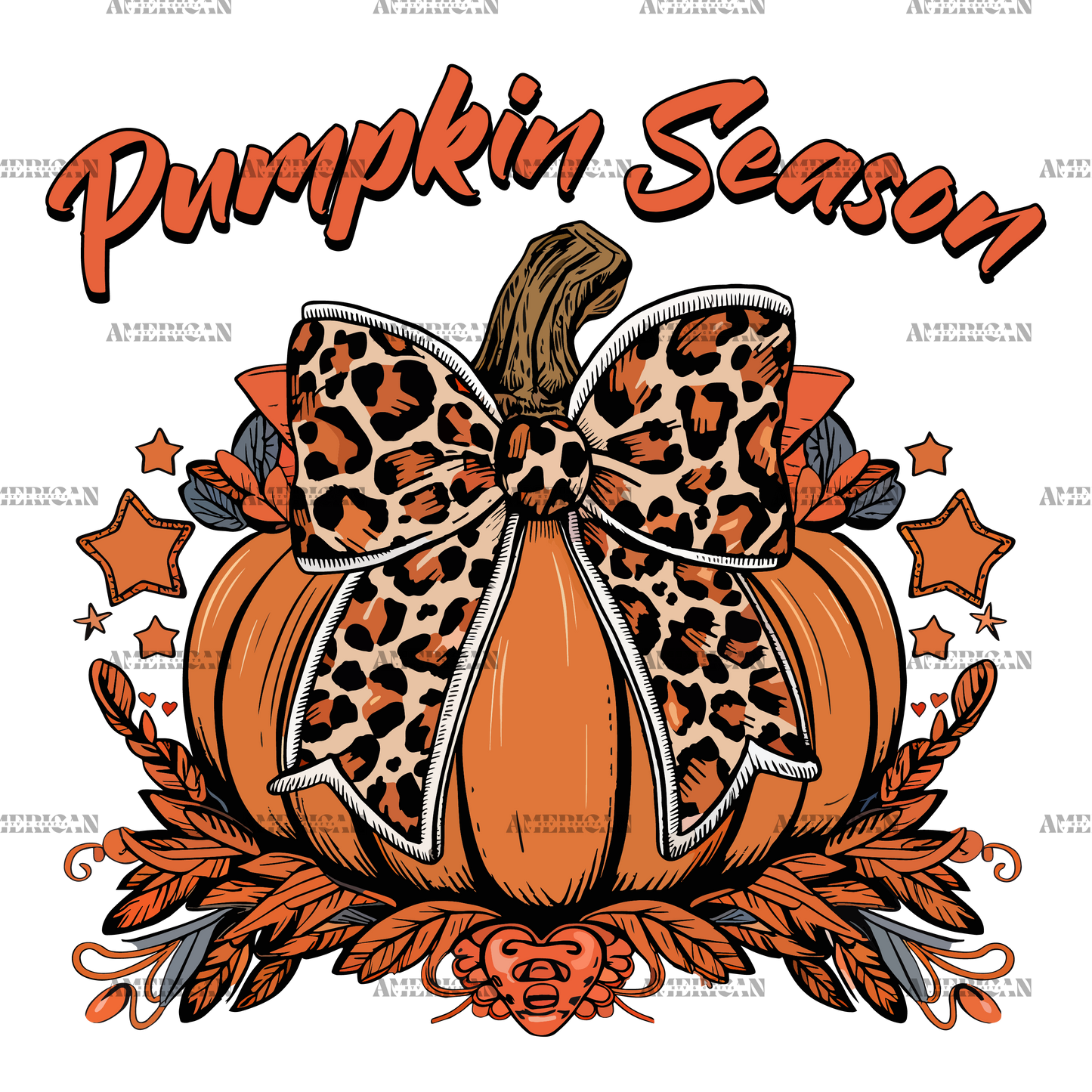 Pumpkin Season-6 DTF Transfer