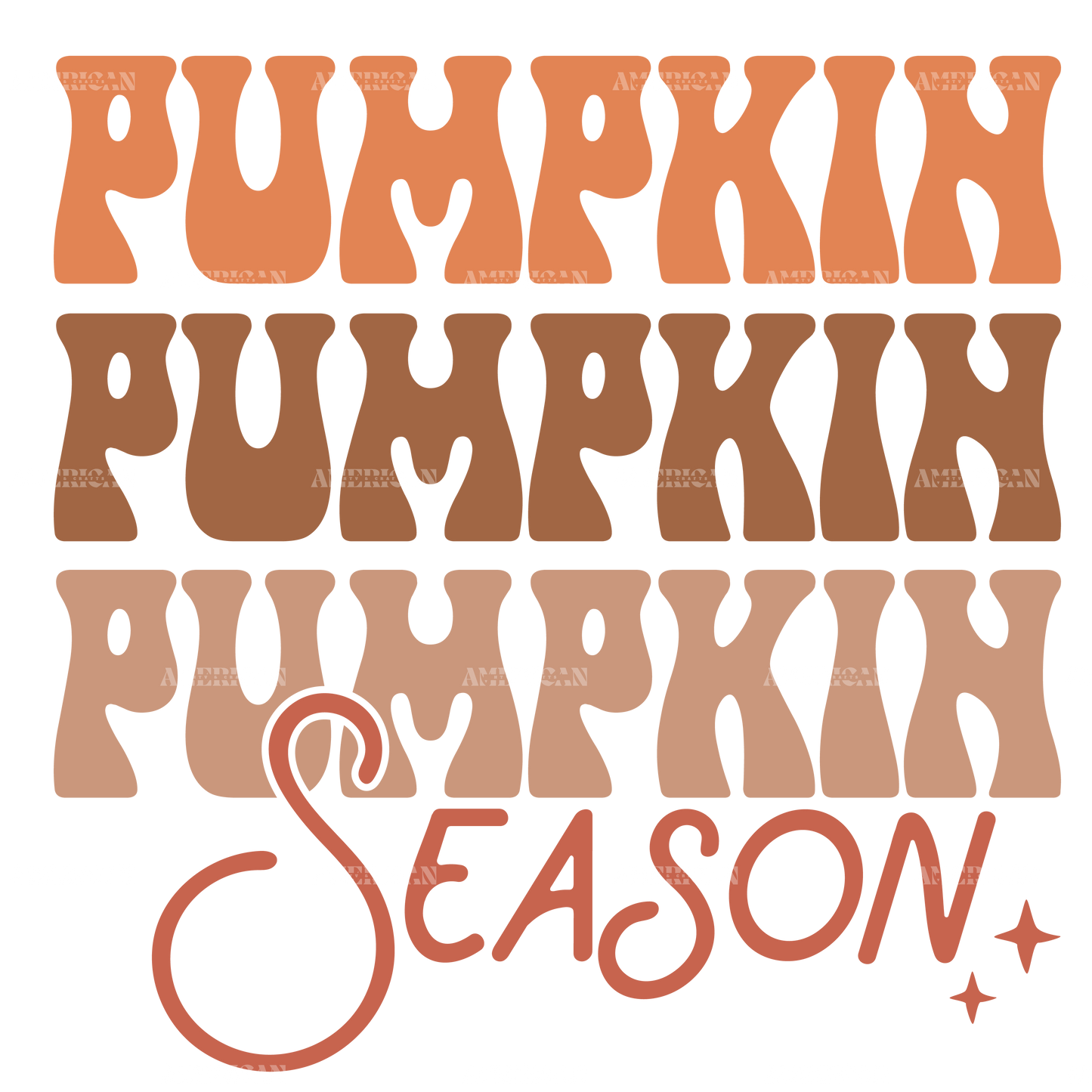 Pumpkin Season DTF Transfer