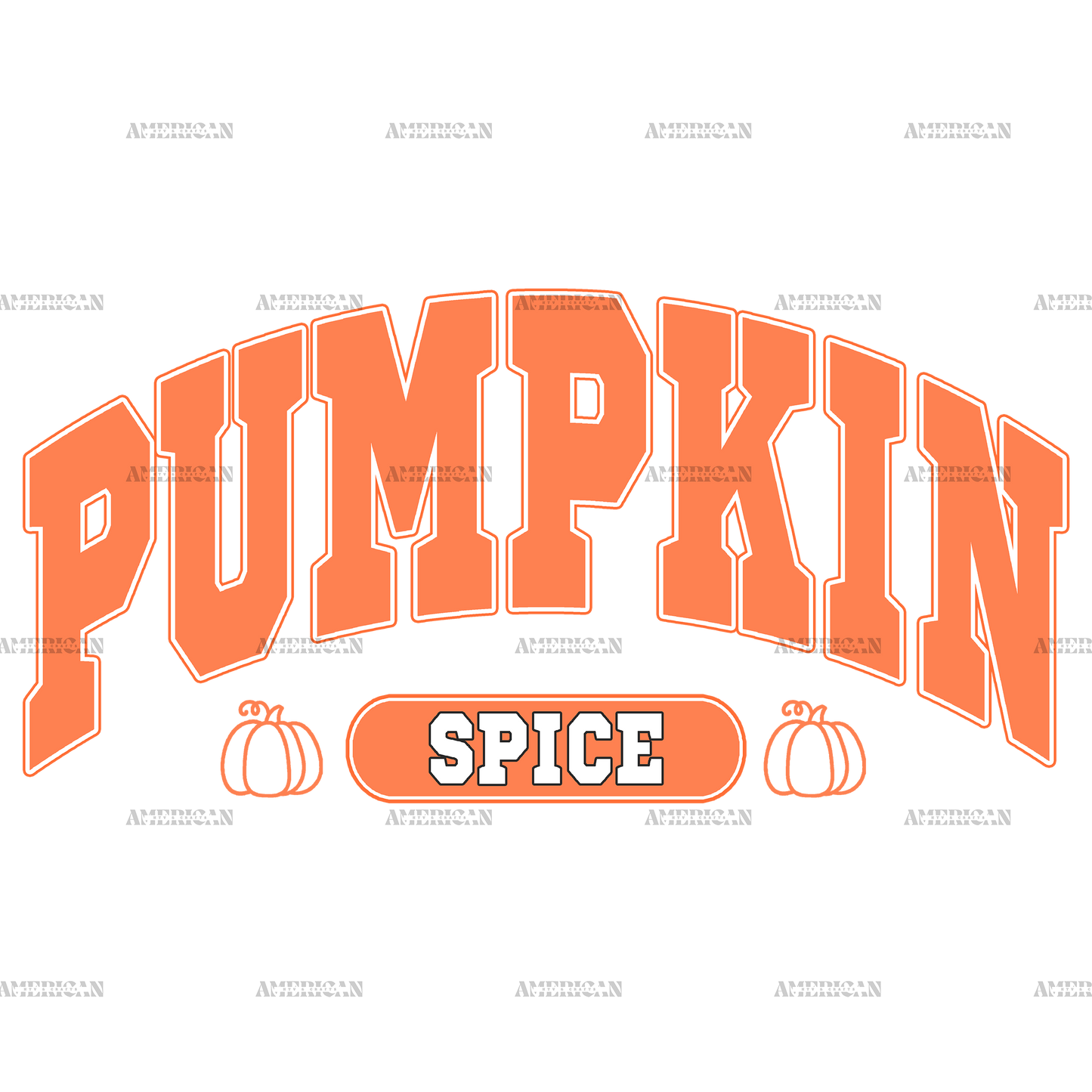 Pumpkin Spice DTF Transfer