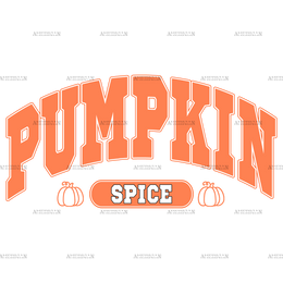 Pumpkin Spice DTF Transfer