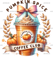 Pumpkin Spice Coffee Club-2 DTF Transfer