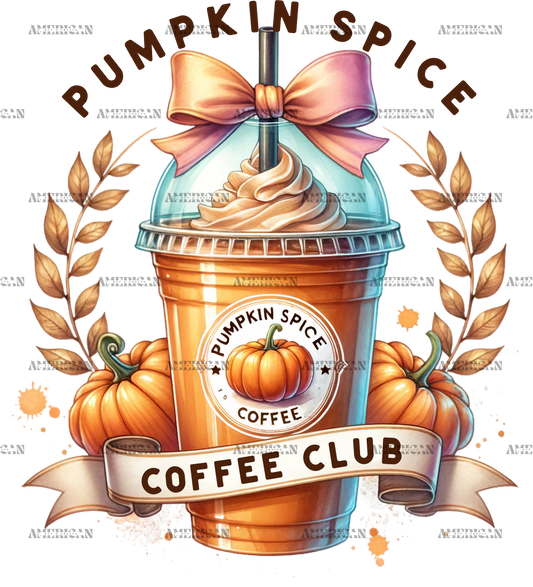 Pumpkin Spice Coffee Club-2 DTF Transfer