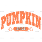 Pumpkin Spice Dotted DTF Transfer