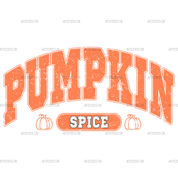 Pumpkin Spice Dotted DTF Transfer