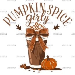 Pumpkin Spice Girly DTF Transfer
