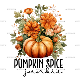 Pumpkin Spice Junkie-2 DTF Transfer