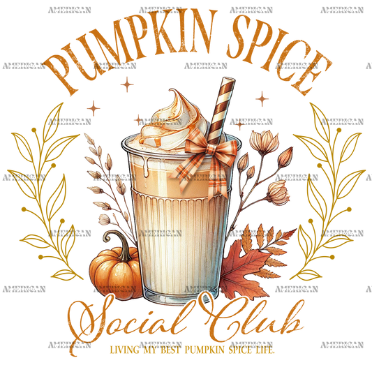 Pumpkin Spice Social Club DTF Transfer