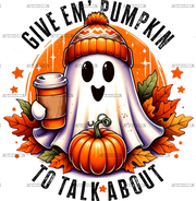 Pumpkin To Talk About-1 DTF Transfer