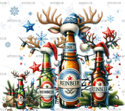 Reinbeer Christmas DTF Transfer