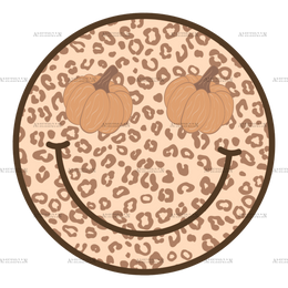 Smiley Fall DTF Transfer