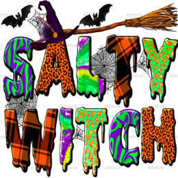 Salty Witch DTF Transfer