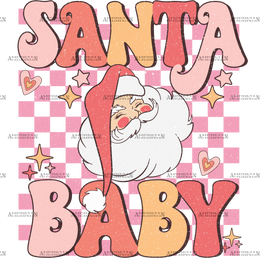 Santa-Baby-10 DTF Transfer