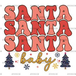 Santa-Baby-11 DTF Transfer