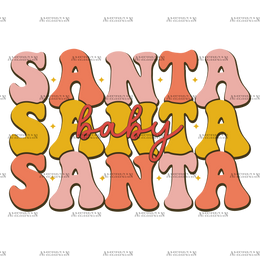 Santa-Baby-3 DTF Transfer