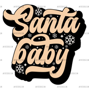 Santa-Baby-4 DTF Transfer