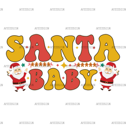 Santa-Baby-6 DTF Transfer