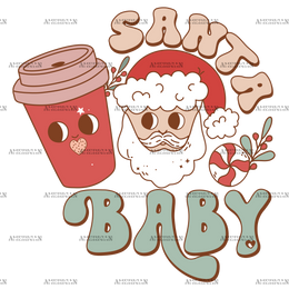 Santa-Baby-8 DTF Transfer