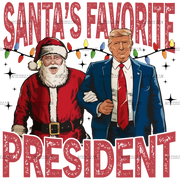 Santa's Favorite President-1 DTF Transfer