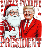 Santa's Favorite President-3 DTF Transfer