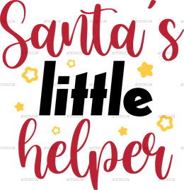 Santas Little Helper DTF Transfer