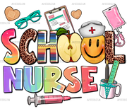 School Nurse DTF Transfer