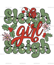 Sleigh Girl Sleigh DTF Transfer